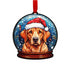 Labrador Fox Red Snow Globe Decoration